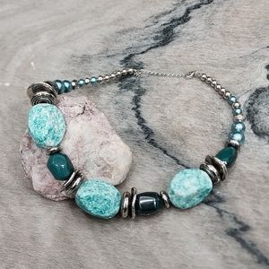 Turquoise Serenity Beaded Necklace